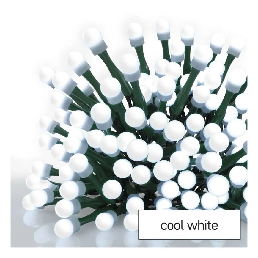 LED božični niz 300xLED/8 funkcij 35m hladno bela