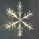 LED Božični okenski okrasek 16xLED/3xAA topla bela
