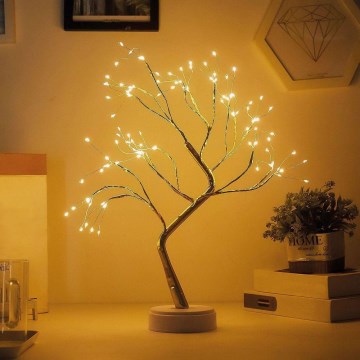 LED Božični okrasek 102xLED/3xAA topla bela