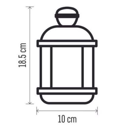 LED Božični okrasek LED/1xCR2032 topla bela