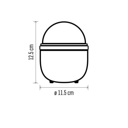 LED Božični projektor LED/3xAA