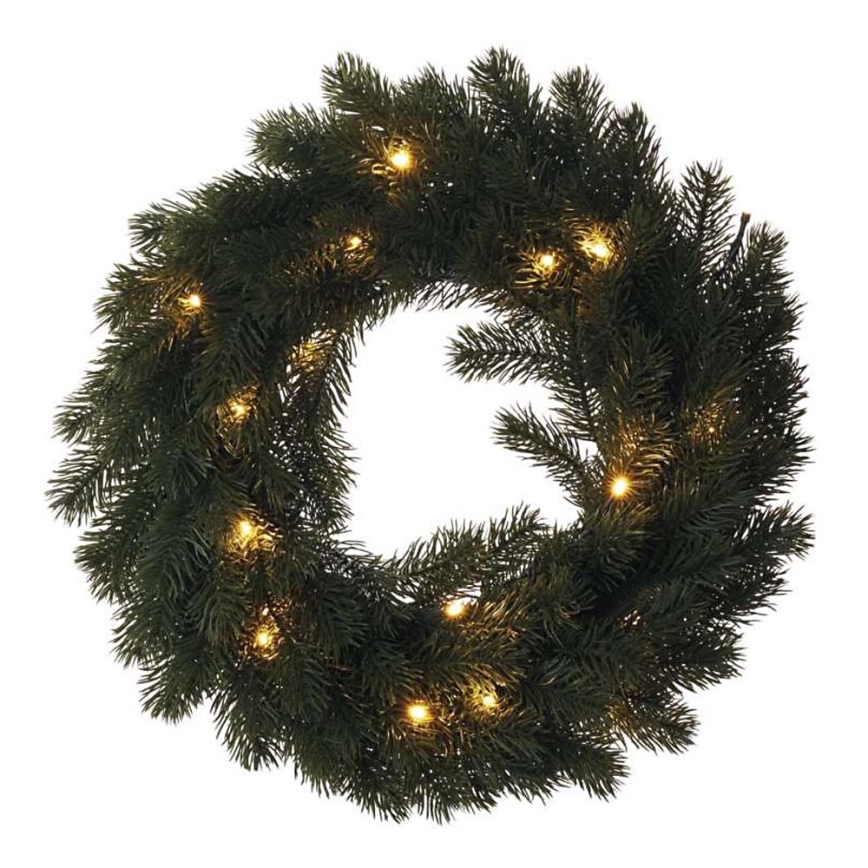 LED Božični venec 20xLED/0,6W/2xAA