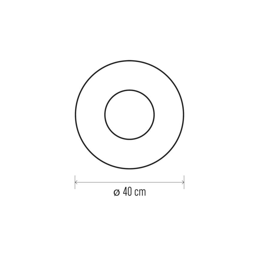 LED Božični venec 20xLED/0,6W/2xAA