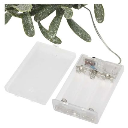 LED božični venec 25xLED/3xAA premer 35 cm