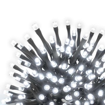 LED božični zunanji niz 100xLED/15m IP44 hladno bela