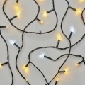LED božični zunanji niz 80xLED/13m IP44 topla/hladna bela
