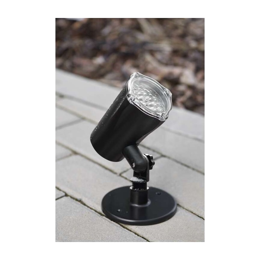 LED božični zunanji projektor LED/3,6W/230V IP44 hladna bela