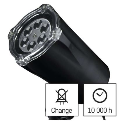 LED božični zunanji projektor LED/3,6W/230V IP44 hladna bela