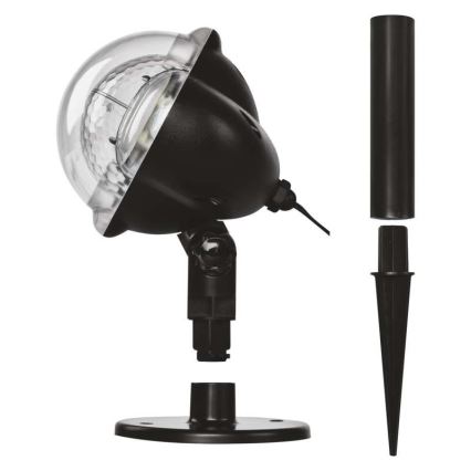 LED božični zunanji projektor LED/4W/230V IP44 hladna bela