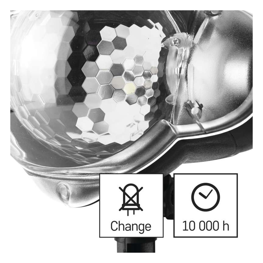 LED božični zunanji projektor LED/4W/230V IP44 hladna bela