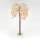 LED Božično okrasno umetno drevo CHERRY TREE 84xLED/230V 1,7 m češnja