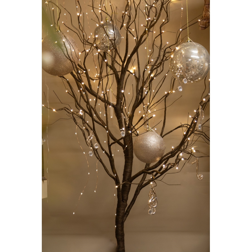 LED Božično okrasno umetno drevo TREE 176xLED/230V 2,5 m