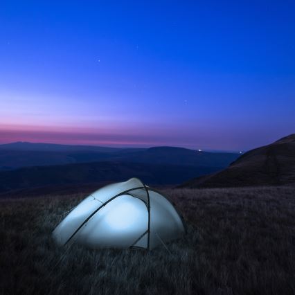 LED Zatemnitvena zunanja cev s senzorjem mraka in solarni panel JIMMY 40W/5000 mAh 3,7V 6000K IP65 + Daljinski upravljalnik