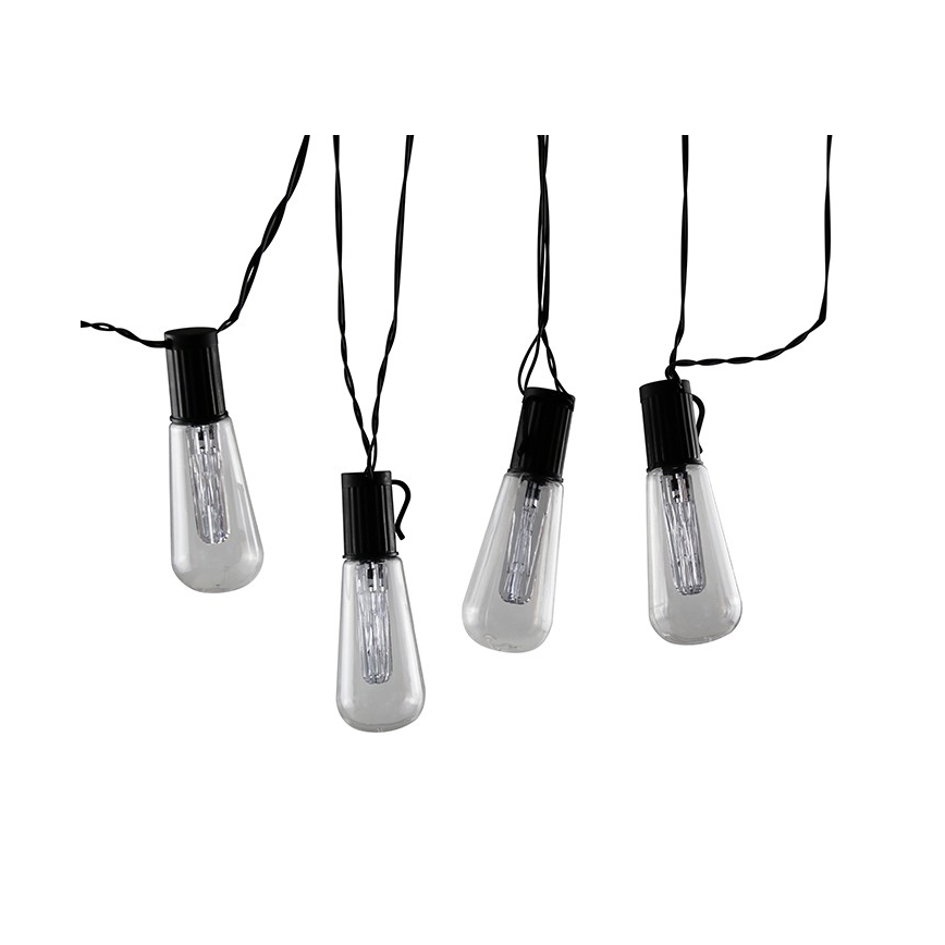 LED Dekoracijska veriga EDISON 2,65 m 10xLED/2xAA