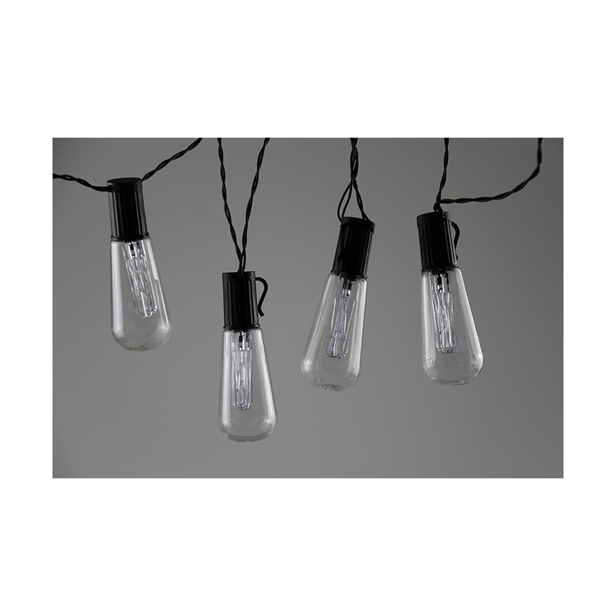 LED Dekoracijska veriga EDISON 2,65 m 10xLED/2xAA