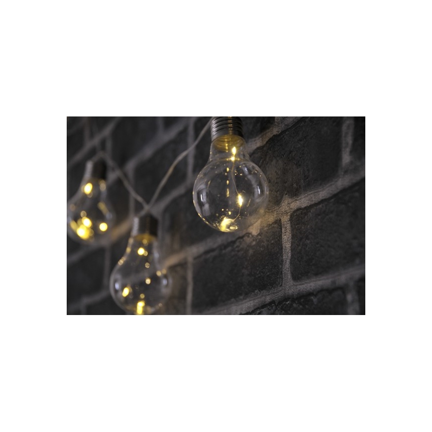 LED Dekoracijska veriga SMOLDER 2,1 m 10xLED/2xAA