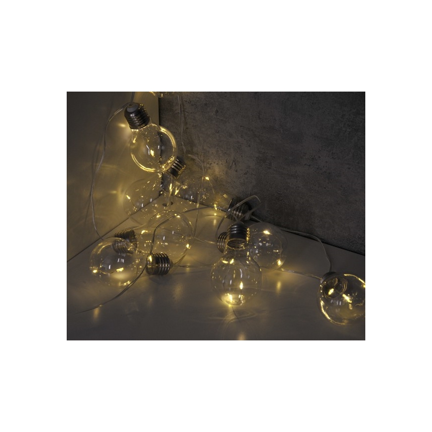 LED Dekoracijska veriga SMOLDER 2,1 m 10xLED/2xAA