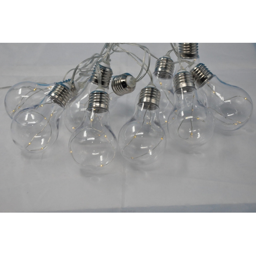 LED Dekoracijska veriga SMOLDER 2,1 m 10xLED/2xAA
