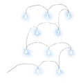 LED dekorativna veriga 10xLED/2xAA 1,8m hladna bela svetloba