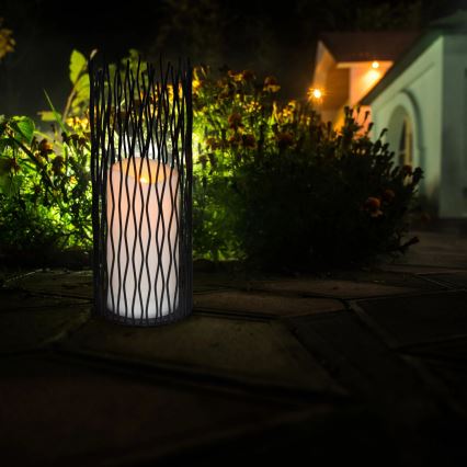 LED Dekorativna zunanja razsvetljava NYBORG LED/2xAA 35 cm IP44 topla bela