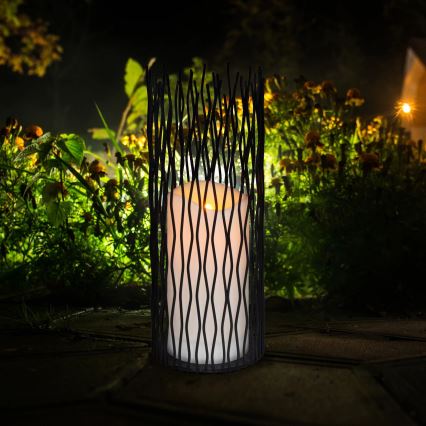 LED Dekorativna zunanja razsvetljava NYBORG LED/2xAA 35 cm IP44 topla bela