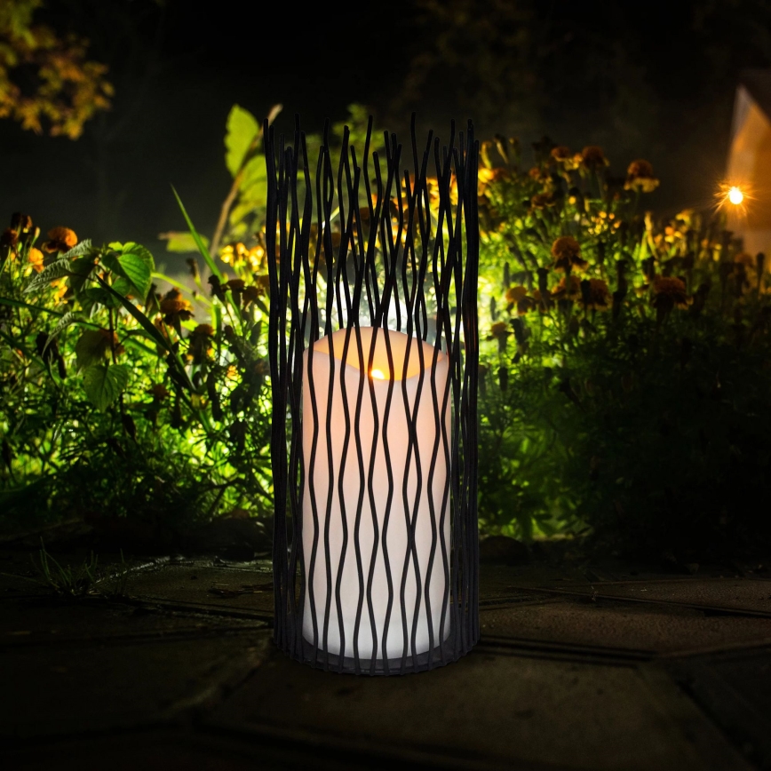 LED Dekorativna zunanja razsvetljava NYBORG LED/2xAA 35 cm IP44 topla bela