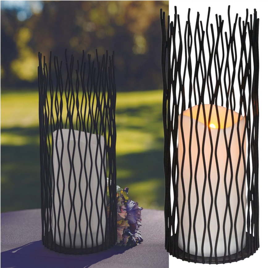 LED Dekorativna zunanja razsvetljava NYBORG LED/2xAA 35 cm IP44 topla bela