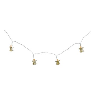 LED dekorativni niz 10×LED/2×AA 1,65 m topla bela