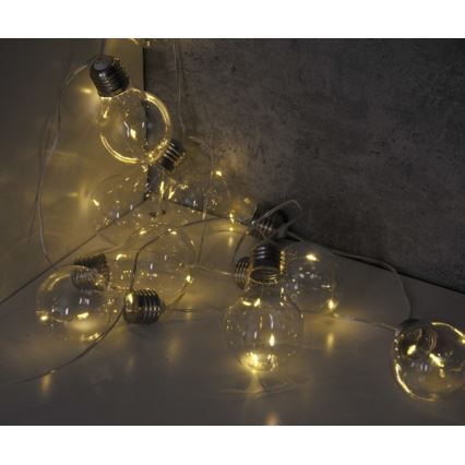 LED dekorativni niz SMOLDER 2,1 m 10xLED/2xAA
