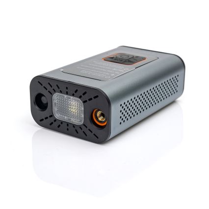 LED Digitalni žepni kompresor 3v1 4000 mAh 5W črna