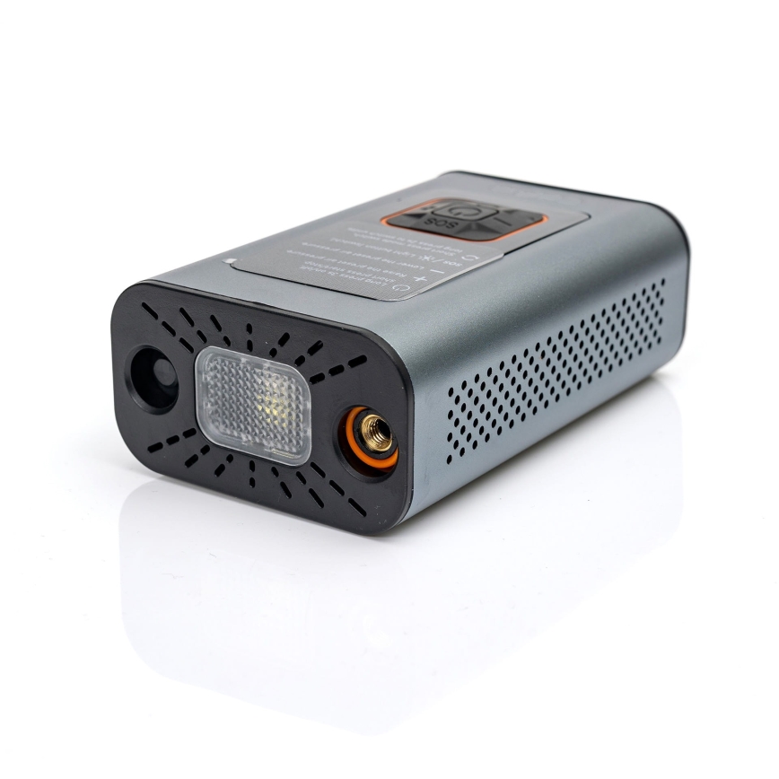 LED Digitalni žepni kompresor 3v1 4000 mAh 5W črna