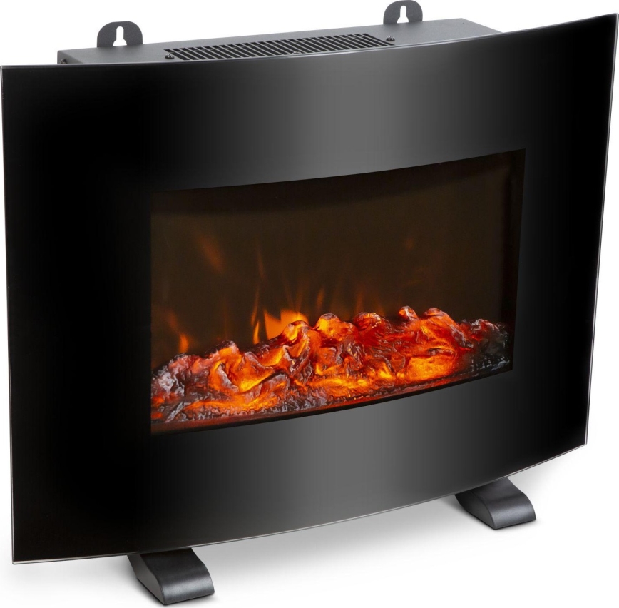 LED električni kamin z ogrevanjem, 2000 W/230 V + daljinski upravljalnik