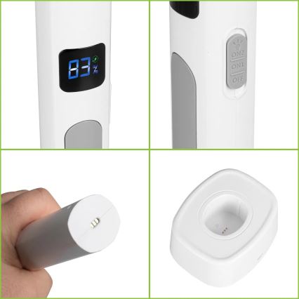 LED Električni zapiralec insektov 2v1 1200 mAh/5V bela