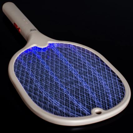 LED Električni zapiralec insektov 2v1 500 mAh/5V bež
