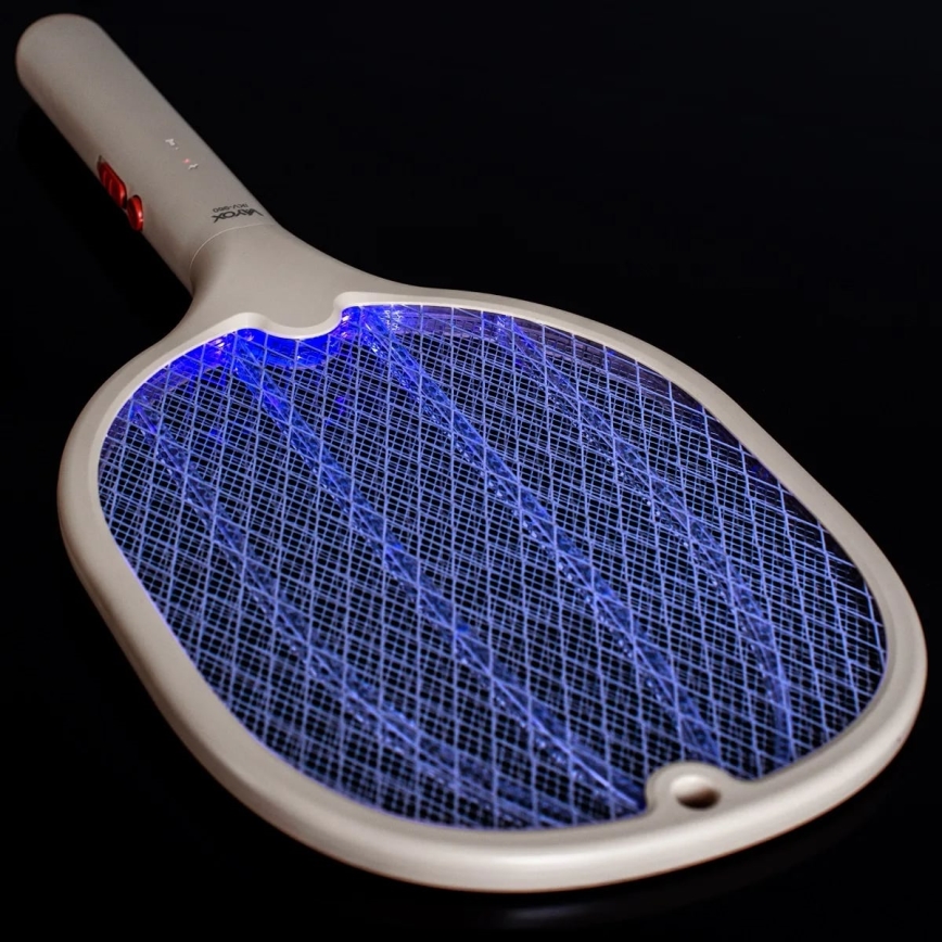 LED Električni zapiralec insektov 2v1 500 mAh/5V bež