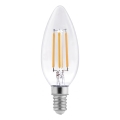 LED filamentna žarnica C37 E14/6W/230V 3000K