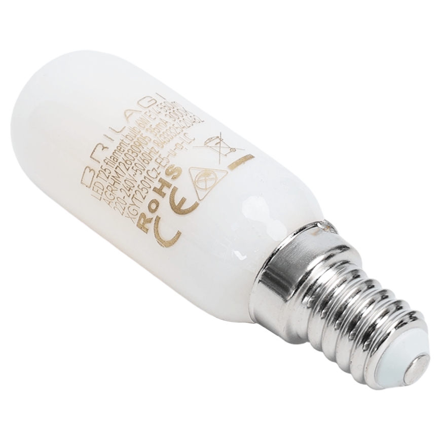 LED filamentna žarnica T25 E14/6W/230V 3000K - Brilagi