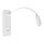 LED Fleksibilna stenska svetilka z USB BASE 1xLED/8W+1xLED/2W/230V bela