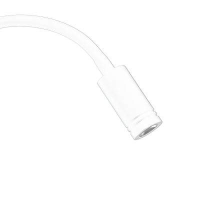 LED Fleksibilna stenska svetilka z USB BASE 1xLED/8W + 1xLED/2W/230V bela
