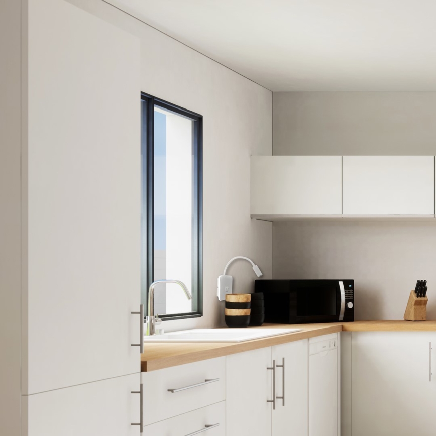 LED fleksibilna stenska svetilka z USB BASE LED/8W + LED/2W/230V bela