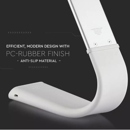 LED Fleksibilna zatemnitvena namizna svetilka LED/6,5W/5V 2000 mAh 3000K/4500K/6000K