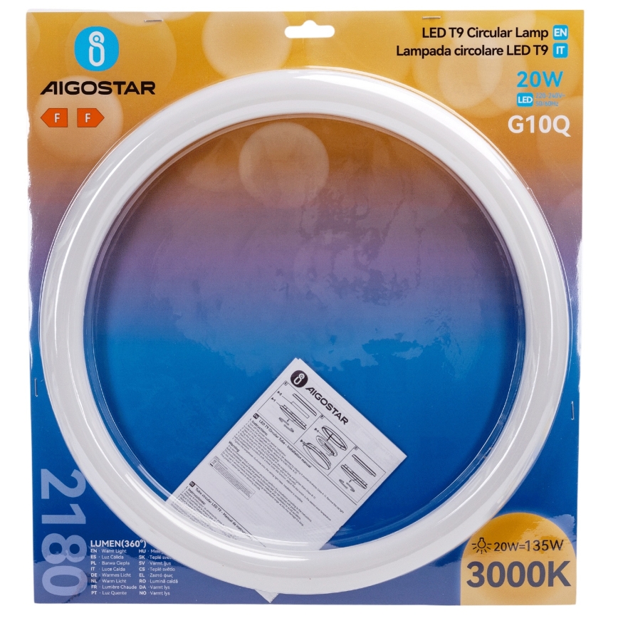 LED fluorescenčna cev G10q/20W/230V 3000K - Aigostar
