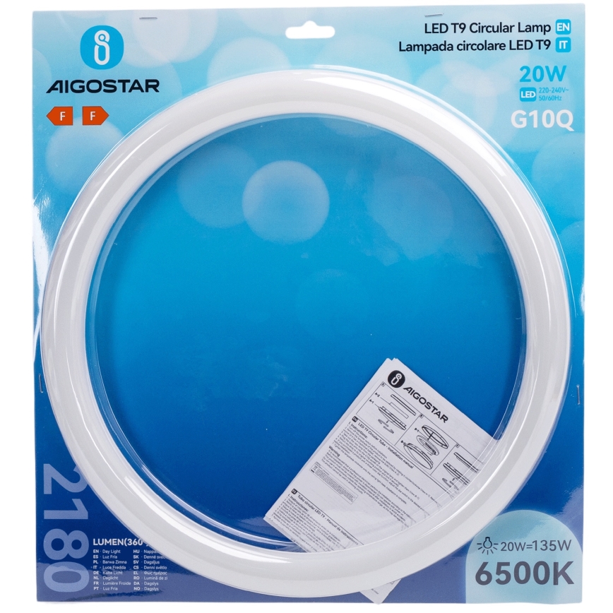 LED fluorescenčna cev G10q/20W/230V 6500K - Aigostar