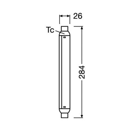 LED fluorescenčna cev LINE S15s/7W/230V 2700K - Osram
