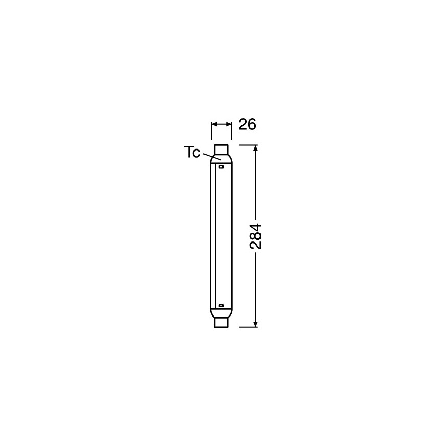 LED fluorescenčna cev LINE S15s/7W/230V 2700K - Osram