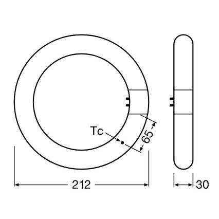 LED Fluorescenčna cev SUBSTITUBE T9 G10q/12W/230V 4000K pr. 21,2 cm - Osram