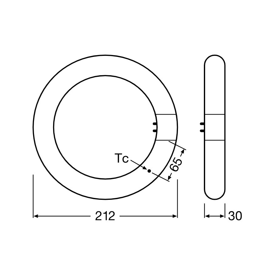 LED Fluorescenčna cev SUBSTITUBE T9 G10q/12W/230V 4000K pr. 21,2 cm - Osram