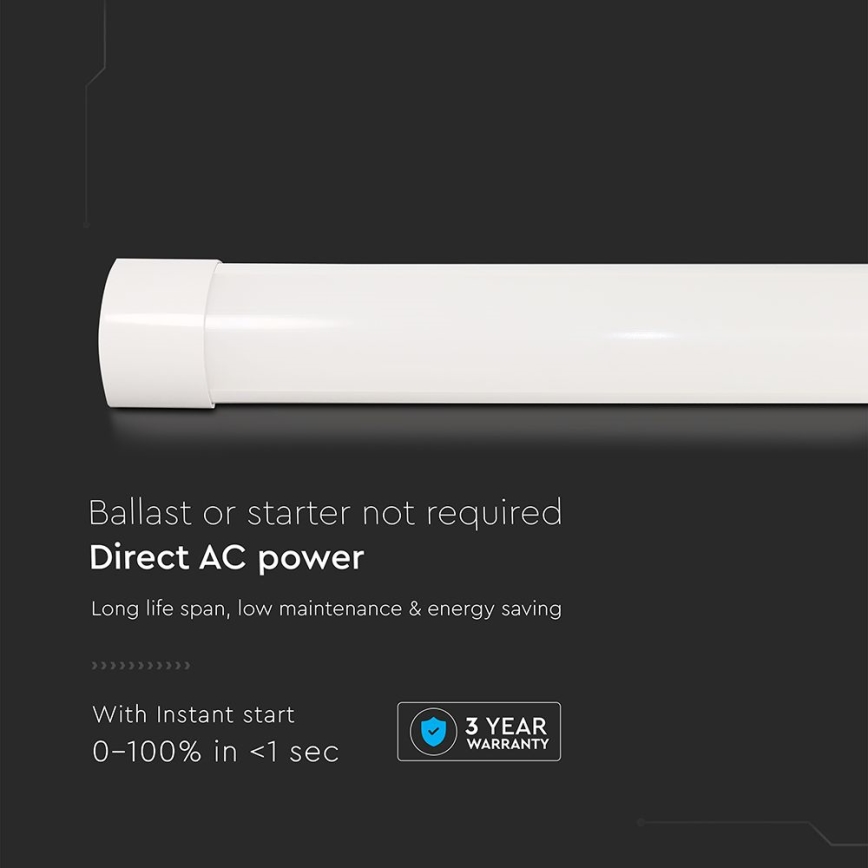 LED Fluorescentna svetilka LED/20W/230V 6500K 60 cm bela