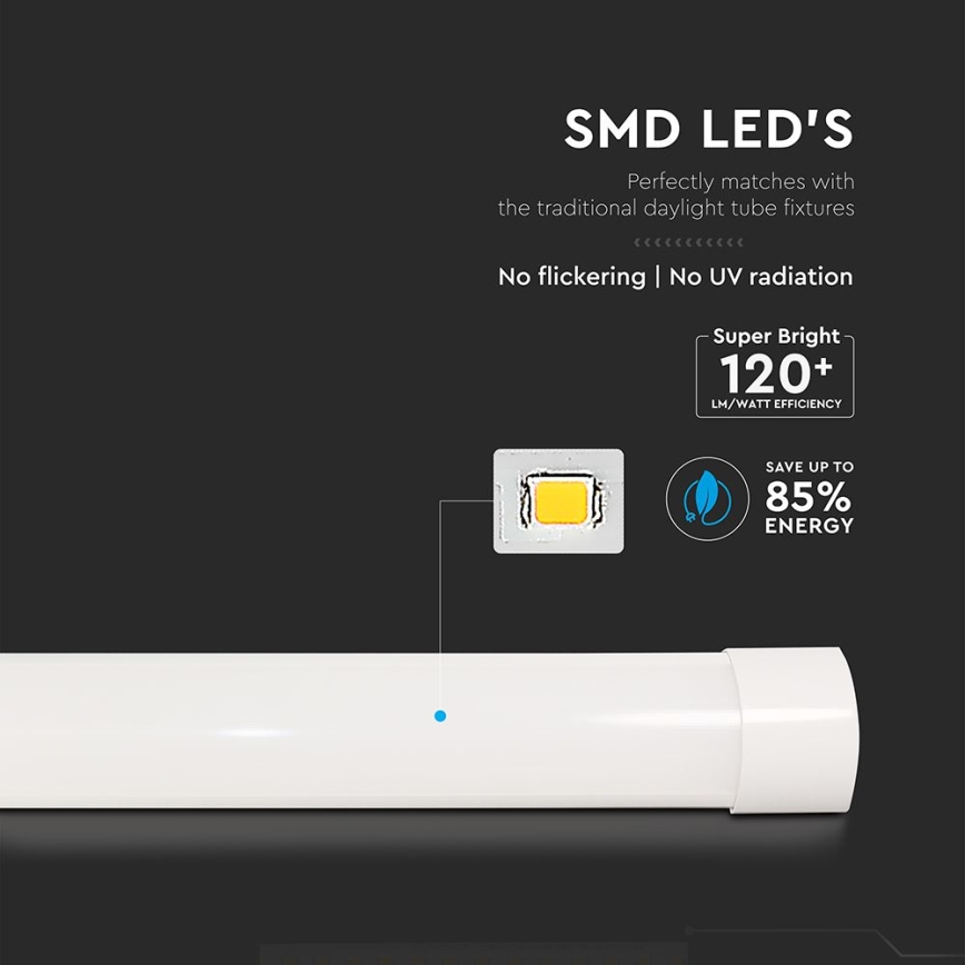 LED Fluorescentna svetilka LED/20W/230V 6500K 60 cm bela