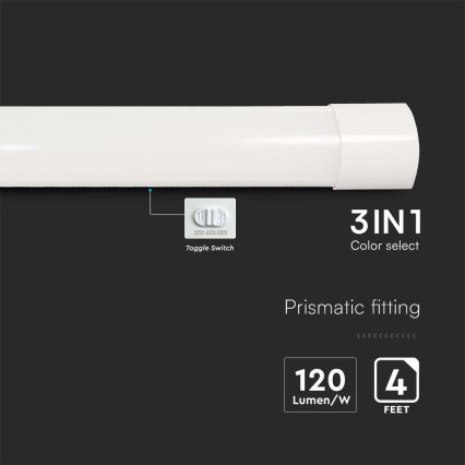 LED Fluorescentna svetilka LED/40W/230V 3000/4000/6500K 116 cm